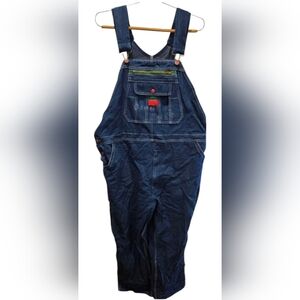 LIBERTY Denim Overalls Work, Halloween Party Costume, Clown, Farmer, Chucky- L